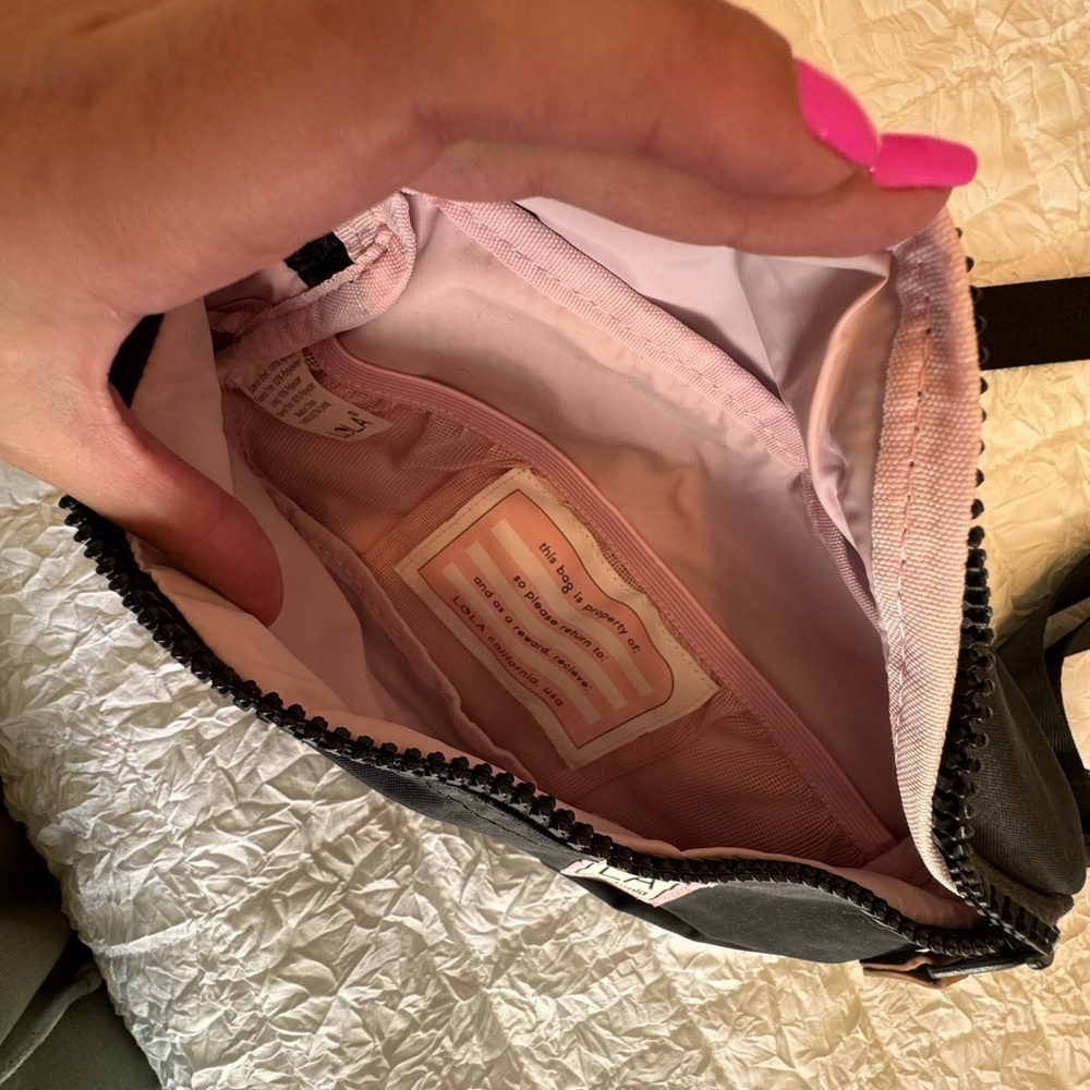 Lola Black and Pink Tote - Picture 3 of 5